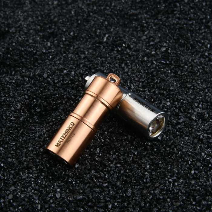 Ліхтар Mateminco Copper 100LM USB Mini LED, сріблястий 