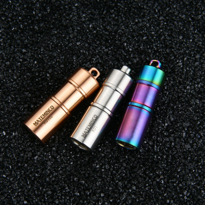 Ліхтар Mateminco Copper 100LM USB Mini LED, сріблястий 