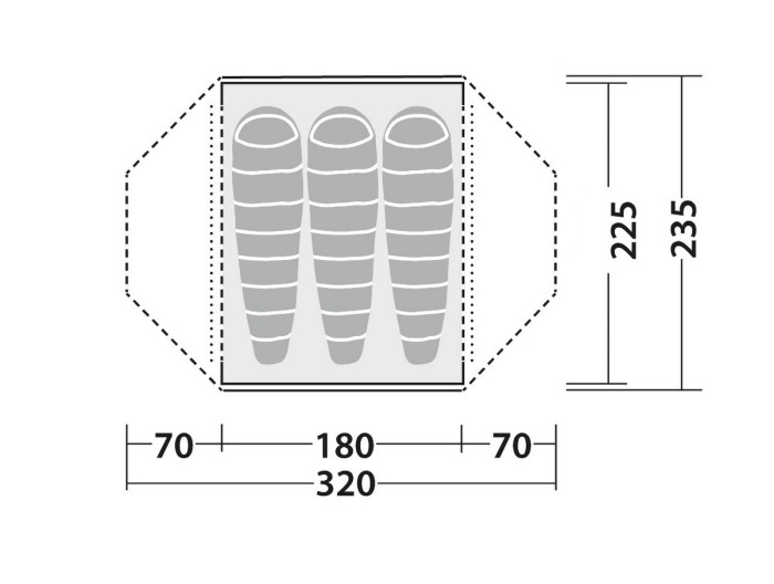 Намет Robens Lodge 3 у21 