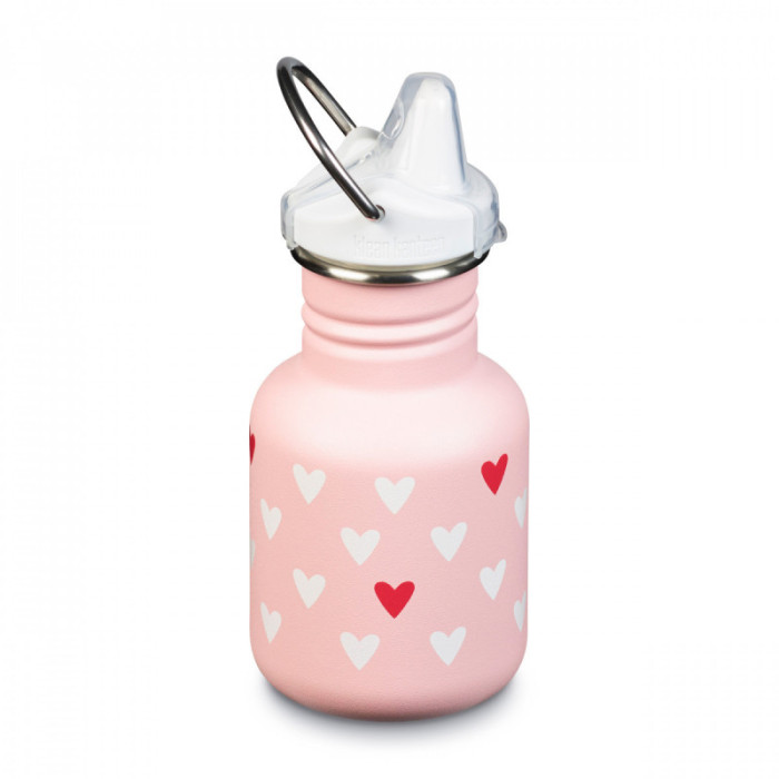 Пляшка для води Kid Kanteen Classic Sippy Cap Millennial Hearts Matt 355 мл 