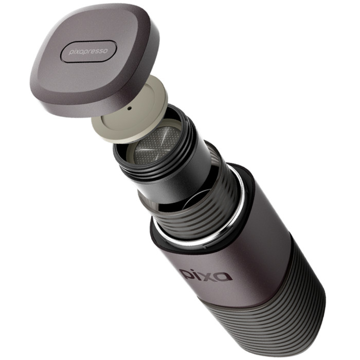 Портативна електрична еспресо-кавоварка Wacaco Pixapresso, електрична, для меленої кави та капсул 