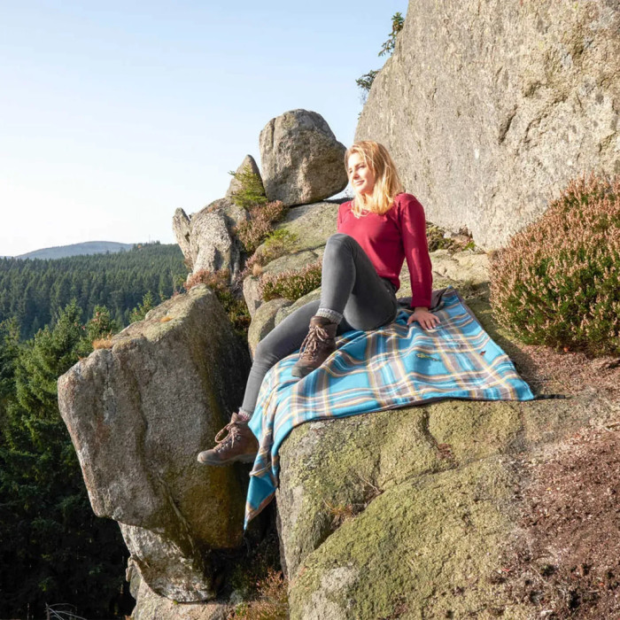 Килимок для пікніка Uquip Scotty M Petrol/Grey (243101) 