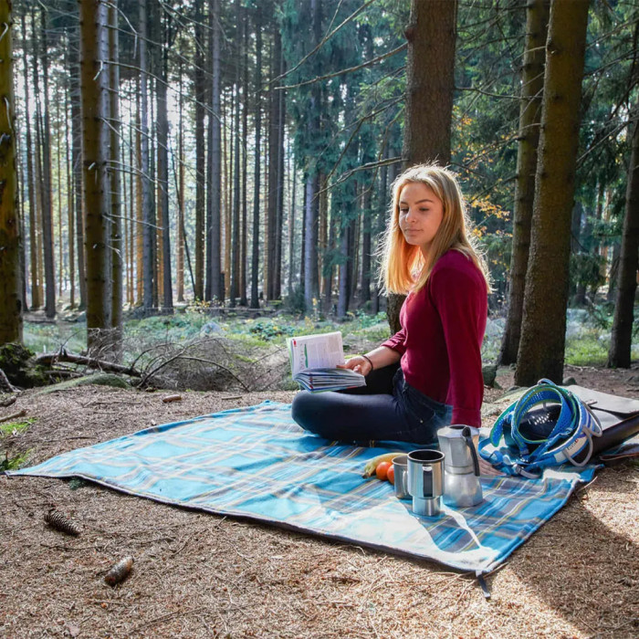 Килимок для пікніка Uquip Scotty M Petrol/Grey (243101) 