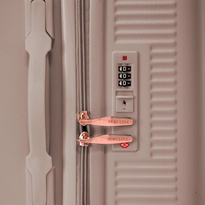 Валіза Semi Line 20" (S) Champagne (T5666-3) 