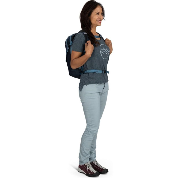 Рюкзак Osprey Daylite Plus palm foliage print - O/S - синій 