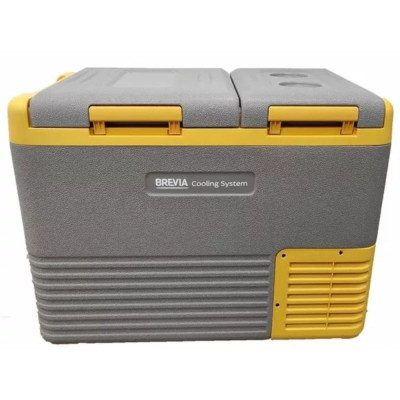 Портативний холодильник Brevia 25л, двокамерний (Компресор LG)
