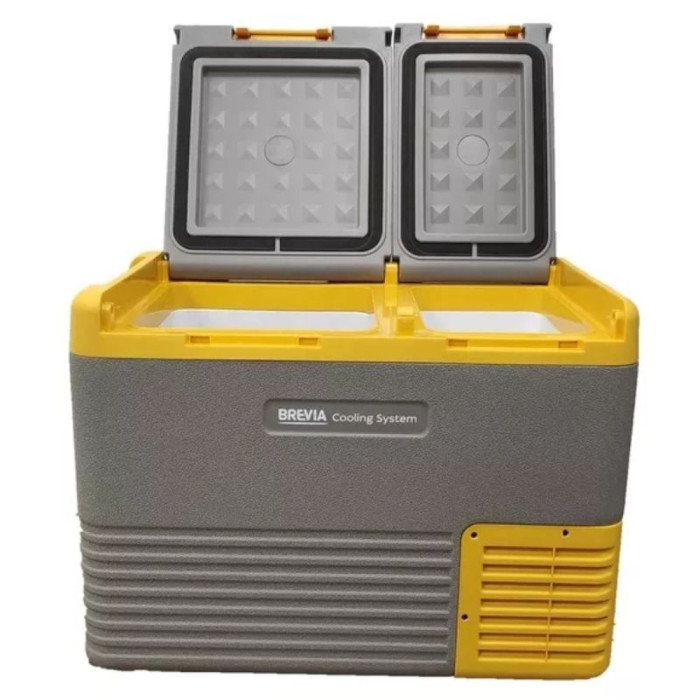 Портативний холодильник Brevia 25л, двокамерний (Компресор LG) 