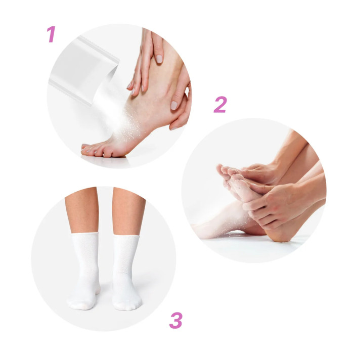 Присипка для ніг, шкарпеток та взуття Сушкар, 10 саше 