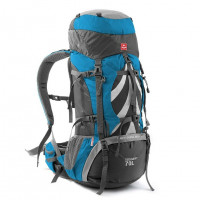 Рюкзак туристичний Naturehike NH70B070-B, 70 л + 5 л, блакитно-сірий