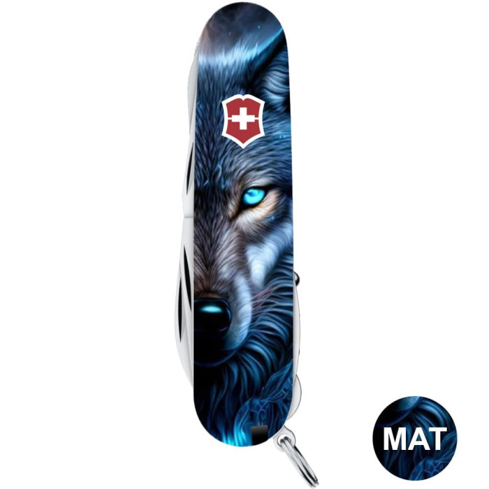 Складаний ніж Victorinox HUNTSMAN ANIMAL Вовк 