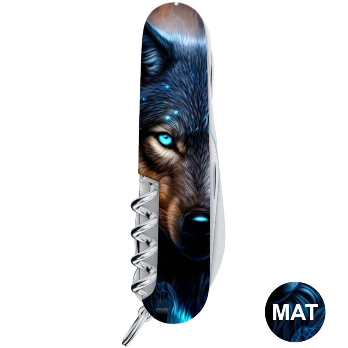 Складаний ніж Victorinox HUNTSMAN ANIMAL Вовк 