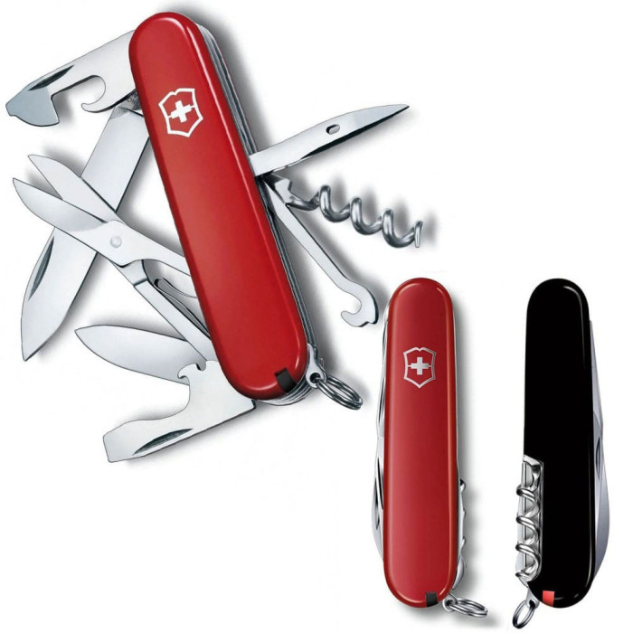 Ніж Victorinox Climber Ukraine 91мм/14функ/черв-чорн 
