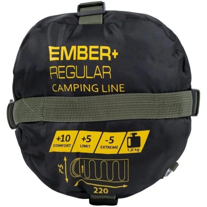 Спальний мішок Tramp Ember+ Regular правий UTRS-063R-olive-R 