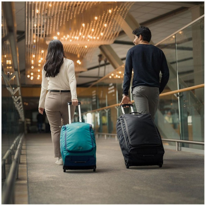 Сумка на колесах Osprey Daylite Wheeled Duffel 85 black - O/S - чорний 