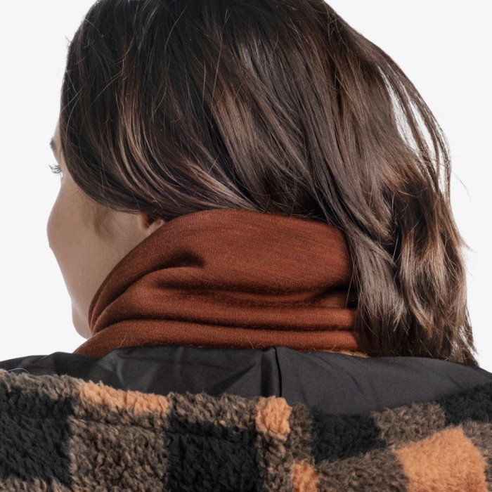 Шарф-труба Buff Heavyweight Merino Wool solid senna 