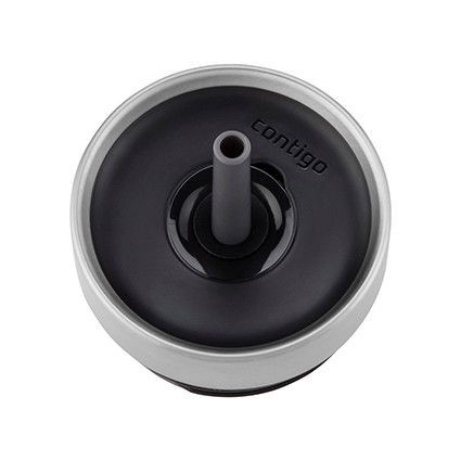 Термостакан з нержавіючої сталі герметичний з трубочкою Contigo Luxe Insulated 532 мл Licorice 