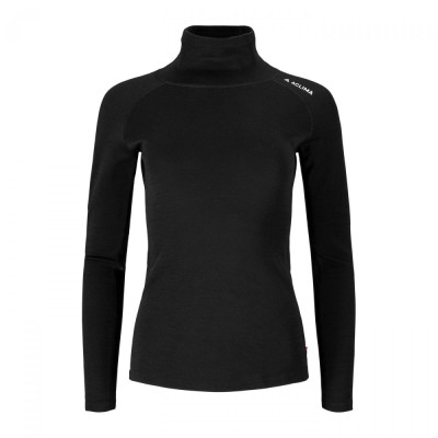 Термокофта жін. Aclima WarmWool 200 Roll Neck W's Jet Black XS