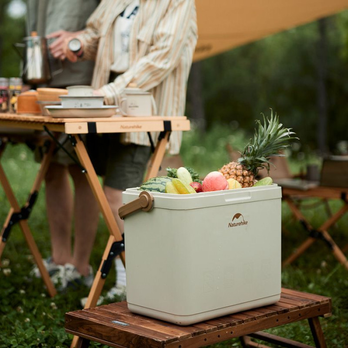 Туристичний холодильник Naturehike CNK2300BS011, 33 л, бежевий 