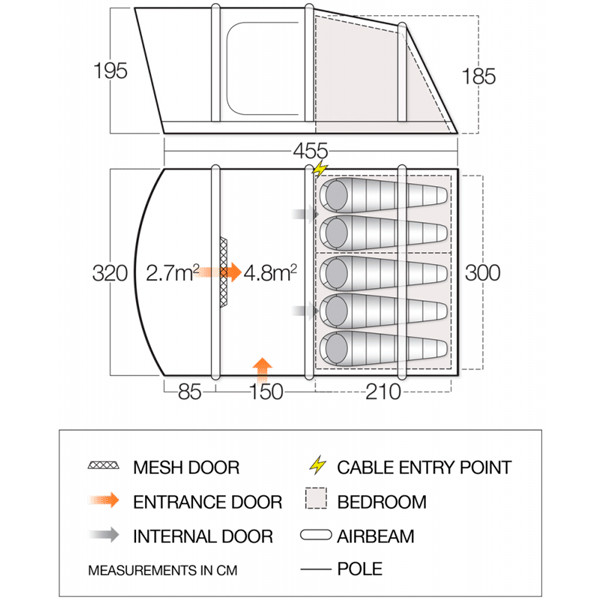 Намет Vango Celino Air 500 