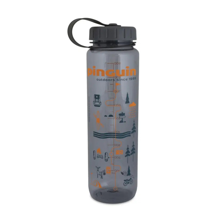 Фляга Pinguin Tritan Slim Bottle 2020 BPA-free, 1,0 L, Grey (PNG 804683) 