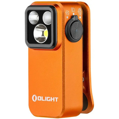 Ліхтар Olight Oclip Pro S, помаранчевий