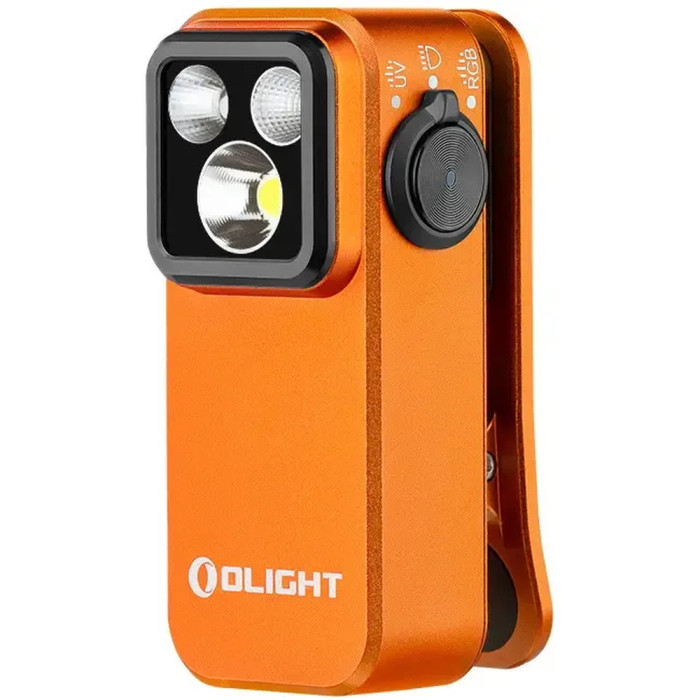 Ліхтар Olight Oclip Pro S, помаранчевий