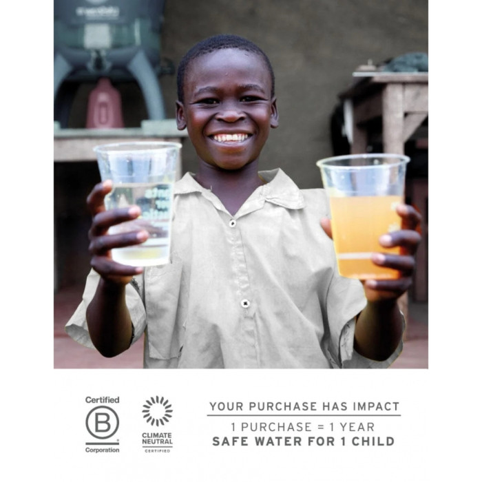 Пляшка-фільтр для води LifeStraw Go Filter Bottle, 650 мл, Icelandic Blue (LSW LGV422BLWW) 