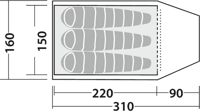 Намет Robens Tent Tor 3 