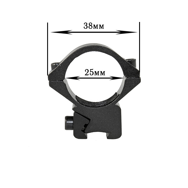 Кріплення на зброю для ліхтаря 25 DZ (планка Вівера 9 мм) 