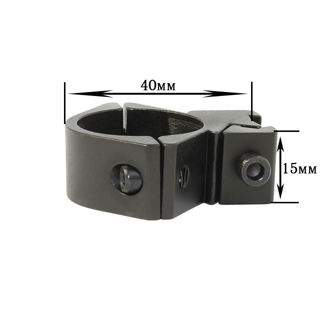 Кріплення на зброю для ліхтаря 25 DZ (планка Вівера 9 мм) 