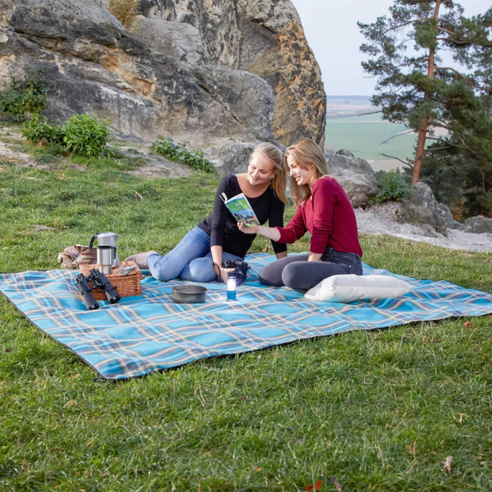 Килимок для пікніка Uquip Scotty XXL Petrol/Grey (243103) 