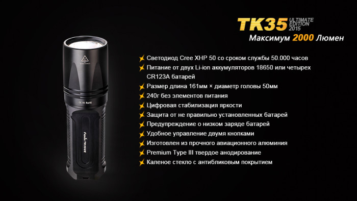 Ліхтар Fenix TK35UE Cree XHP-50 
