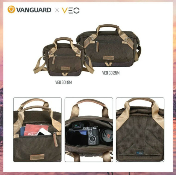 Сумка Vanguard VEO GO 25 М хакі-зелений (VEO GO 25 м КГ) 