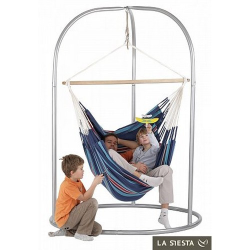 Стілець-гамак зі стійкою La Siesta CUL213ROA168 blueberry 