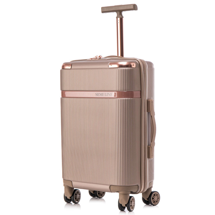 Валіза Semi Line 20" (S) Champagne (T5668-2) 