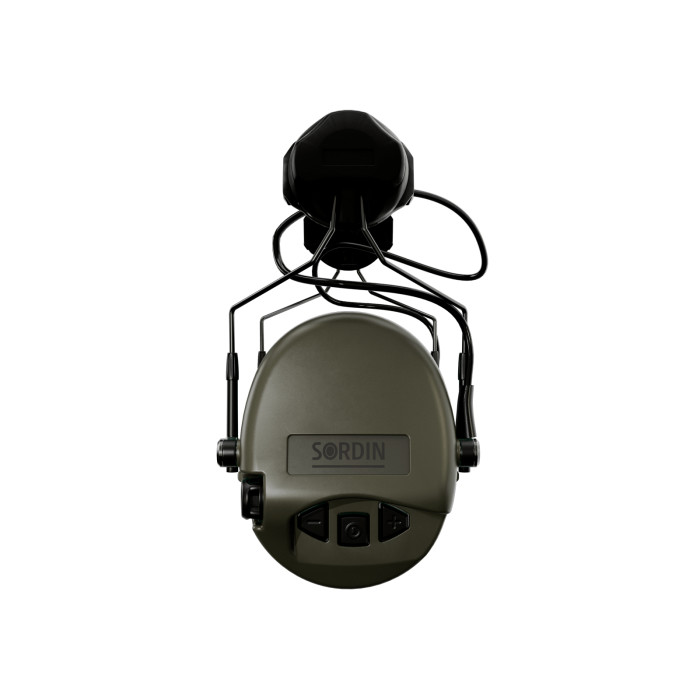 Навушники Sordin Supreme Mil AUX ARC Rail Зелені 