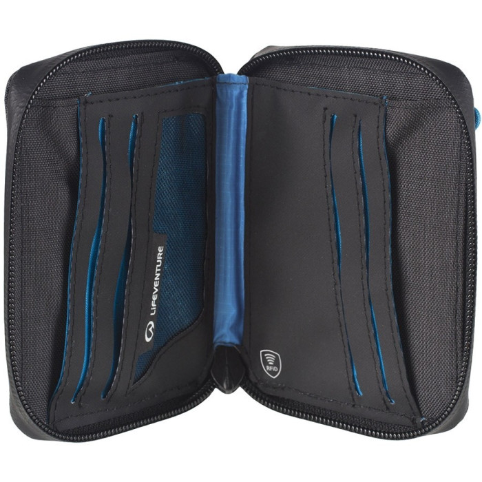 Гаманець RFID Lifeventure Bi-Fold Wallet, Black 