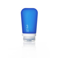 Силіконова пляшечка Humangear GoToob + Large, темно-синій