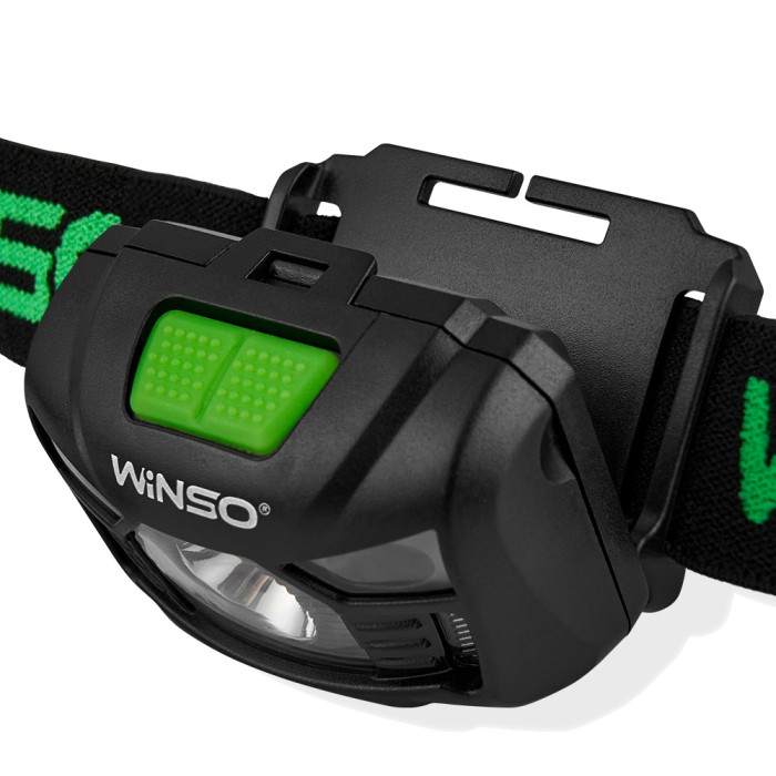 Ліхтар налобний Winso 100Lm, 3W LED, 3xAAA, Sensor White/Red 