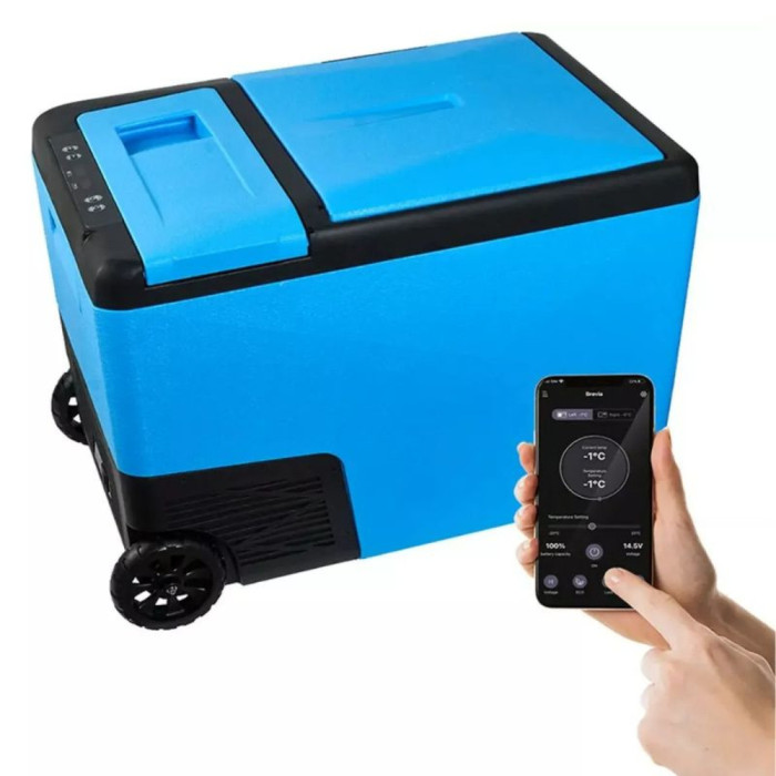 Портативний холодильник Brevia 38л, двокамерний (22330) 