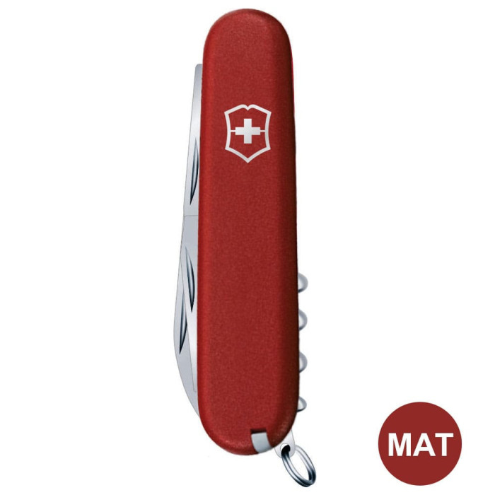 Складаний ніж Victorinox HUNTSMAN MAT червоний матовий лак 