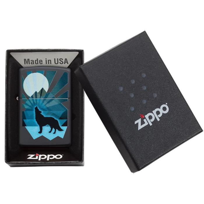 Запальничка Zippo 218 Wolf And Moon Design 29864 