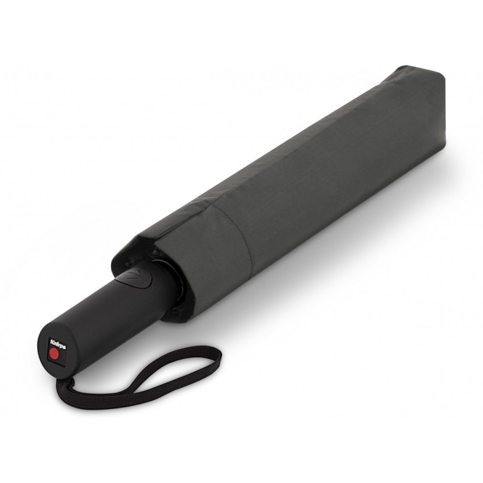 Парасоля Knirps A.400 Dark Grey  Авто/Складана/8спиць /D126x38см 