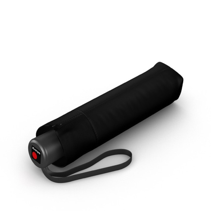 Парасолька Knirps A. 050 Black хутро /складаний /8спіц /D99x24см 