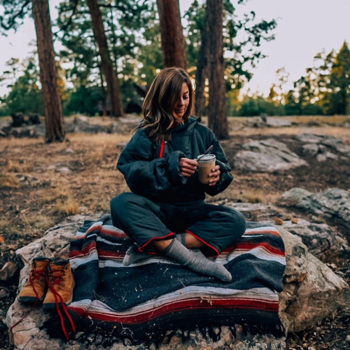 Спальний мішок, що надівається Selkbag LITE, розмір М, блакитний 