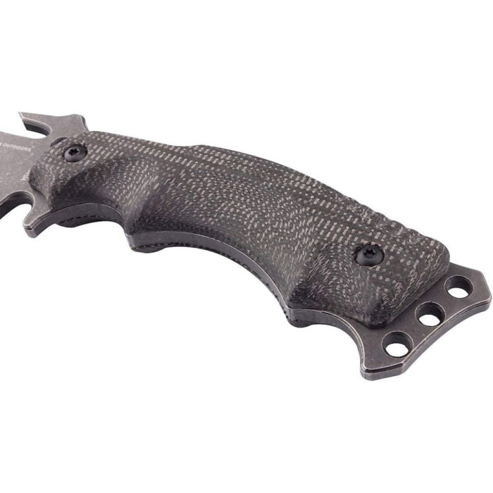 Ніж HX Outdoors D-123VG, чорний з титановим покриттям 