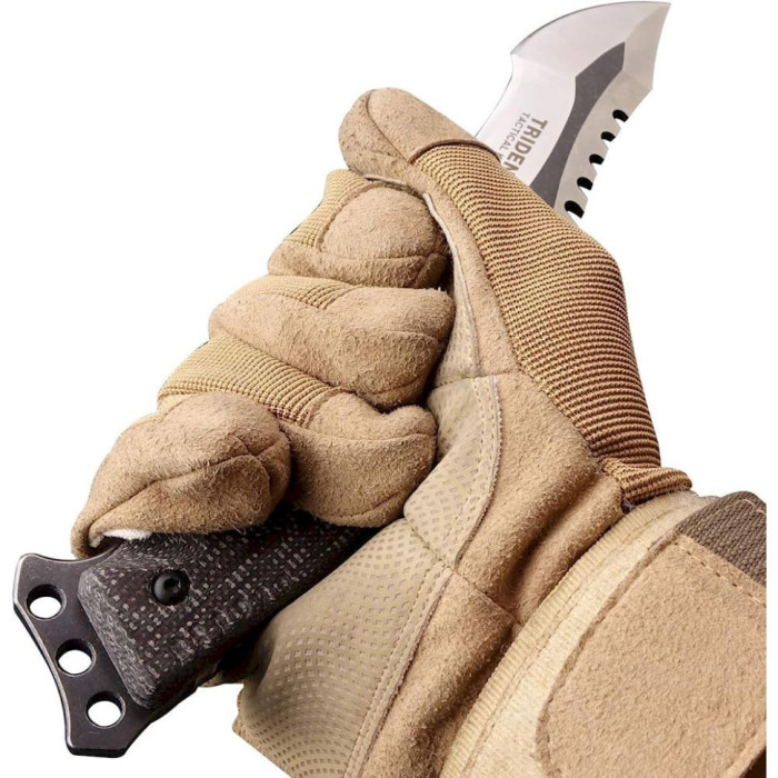 Ніж HX Outdoors D-123VG, чорний з титановим покриттям 