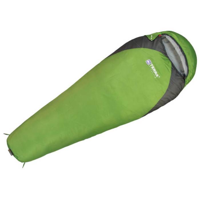 Спальний мішок Terra Incognita Junior 300 зелений /сірий, розмір L 