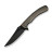Нож складной туристический Weknife Dracarys, (9.1 см) Böhler M390 / титан 6AL4V бронзовый/черный