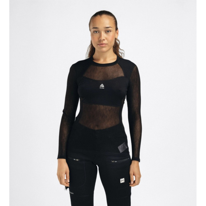 Термокофта жін. Aclima WoolNet Light Crewneck W's Jet Black L